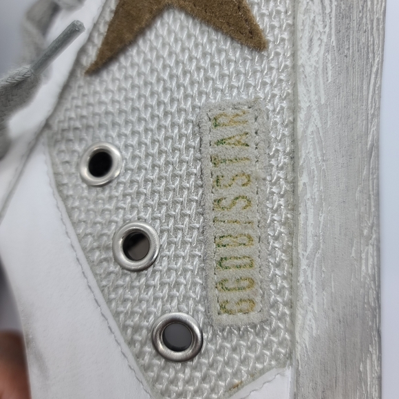 Golden Goose Superstars Size 39 Silver Glitter NIB - Picture 8 of 9